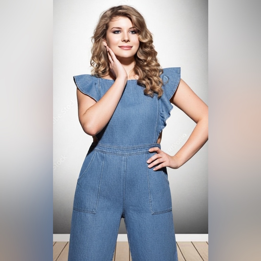 NEW Sugarlips Blue Denim Women Jeans Overalls